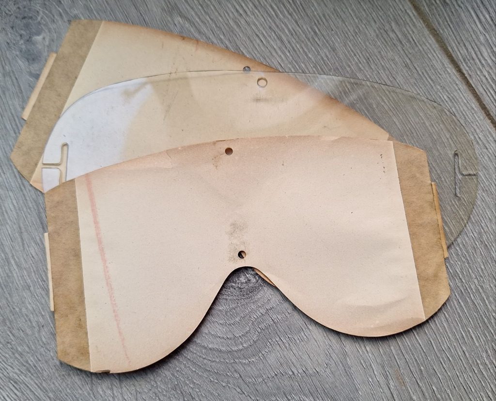 WW2 US M-1944 Polaroid Flying Goggles Type B-8