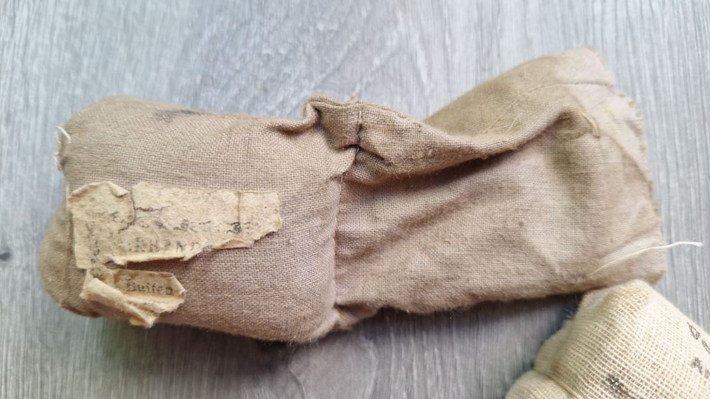 WW2 - 3 German Field Dressing Packages.