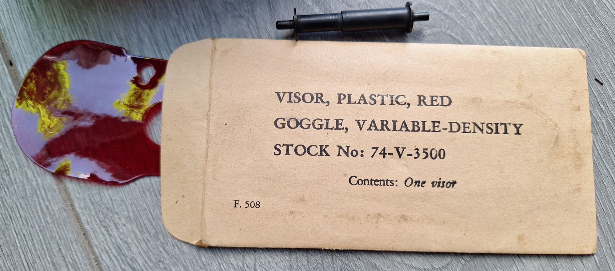 WW2 USAAF Goggle, Variable Density, Cased - Image 6