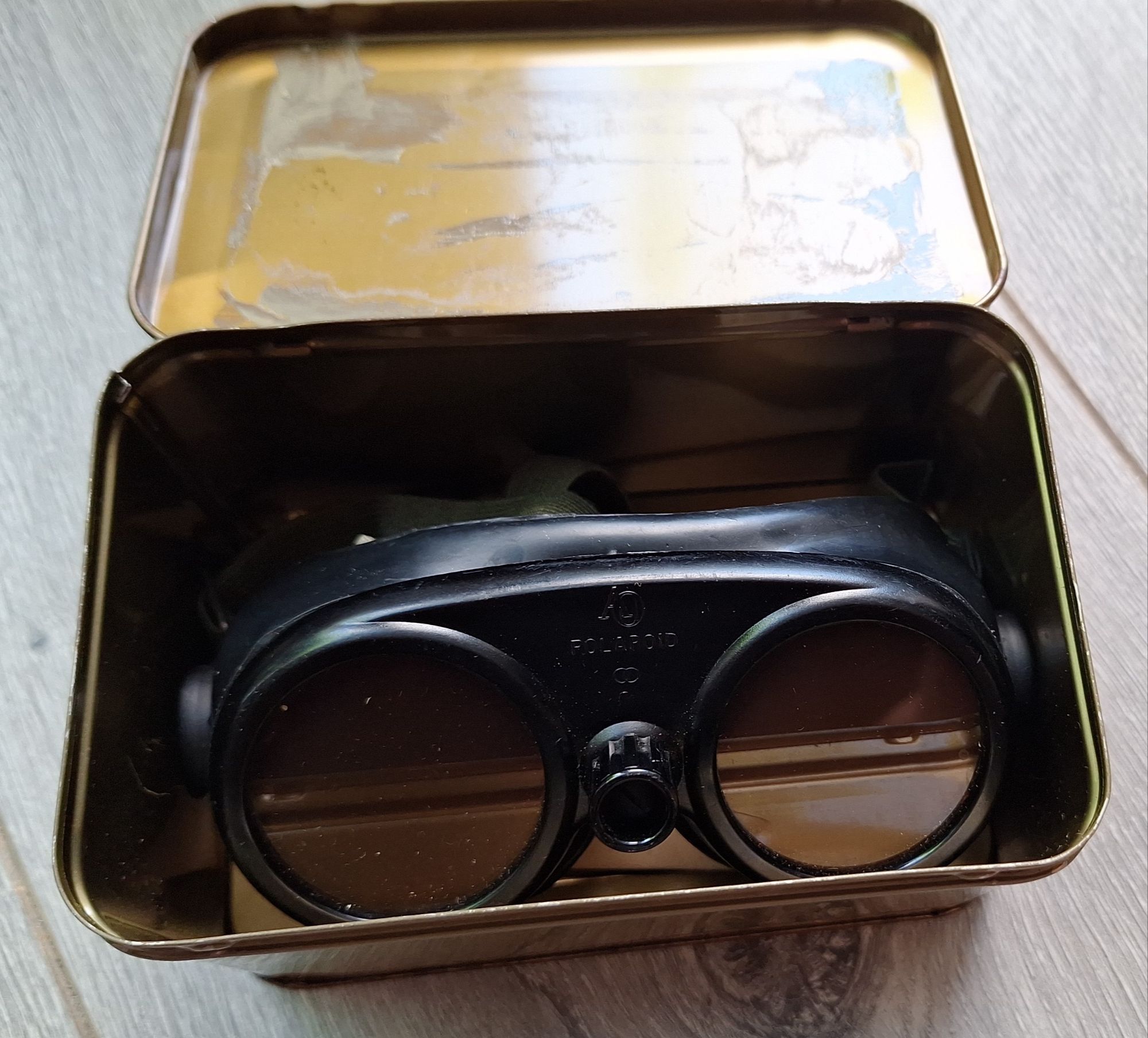 WW2 USAAF Goggle, Variable Density, Cased - Image 7