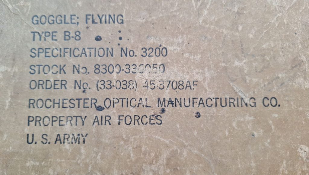 WW2 USAAF Goggle, Flying, Type B-8