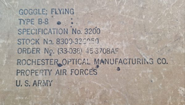 WW2 USAAF Goggle, Flying, Type B-8 - Image 5