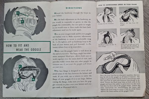 WW2 USAAF Goggle, Flying, Type B-8 - Image 9