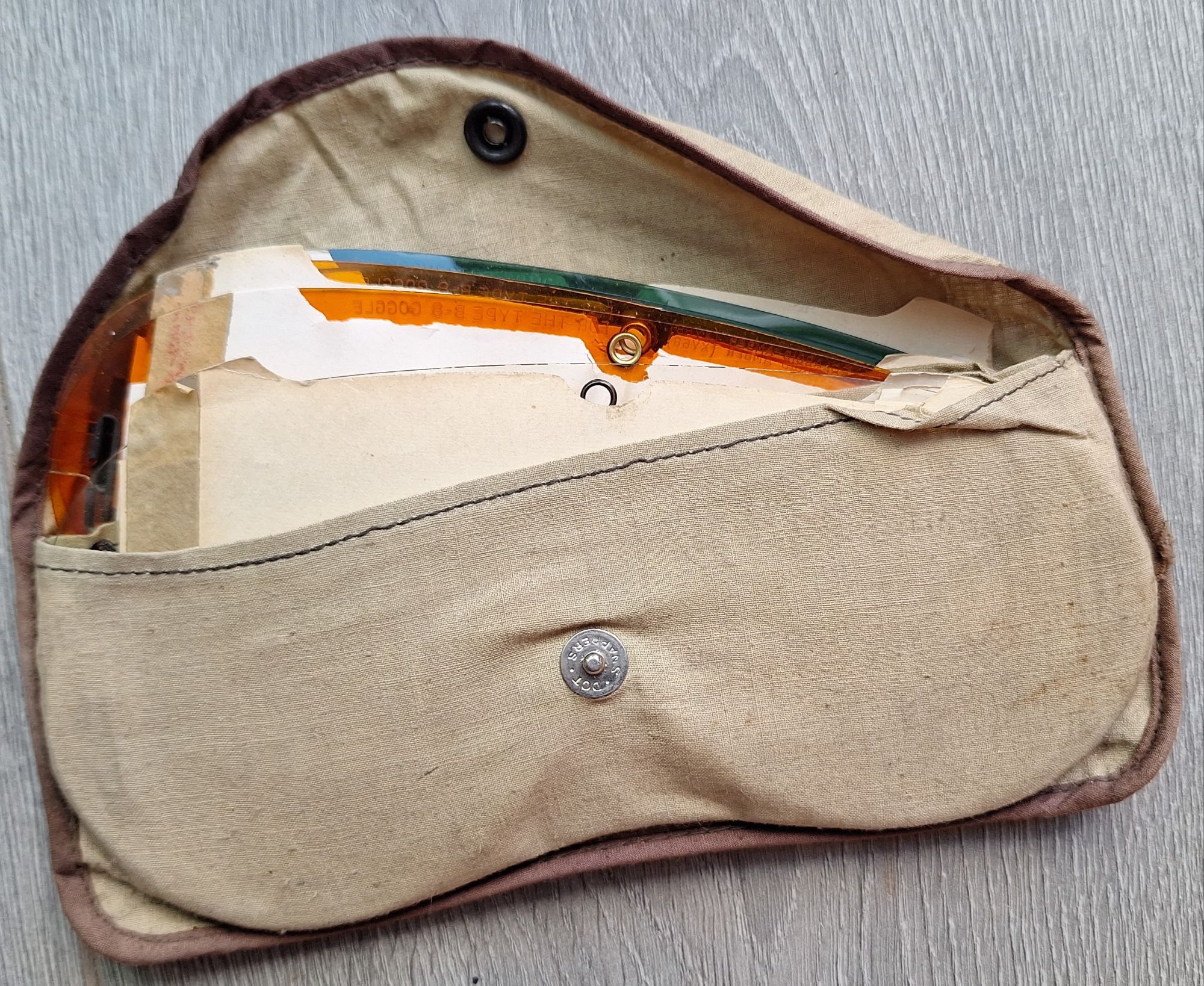 WW2 USAAF Goggle, Flying, Type B-8 - Image 8