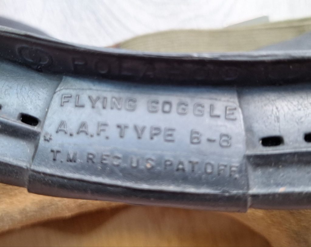 WW2 USAAF Airmen Goggle B-8 Polaroid - 2 pieces