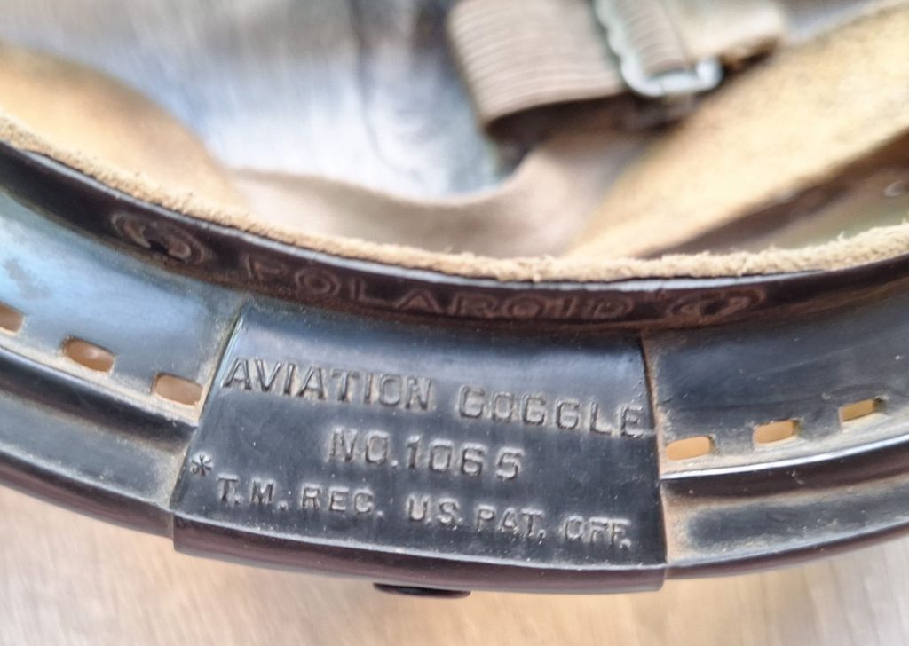 WW2 USAAF Airmen Goggle B-8 Polaroid - 2 pieces