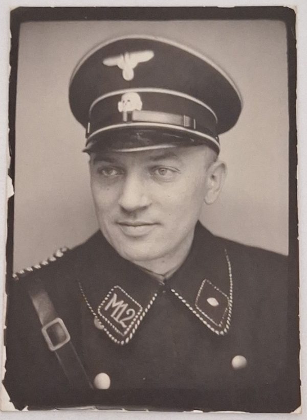 WW2 RARE Pass Photo Algemeine SS Unterscharführer Standarte M12 - Image 1