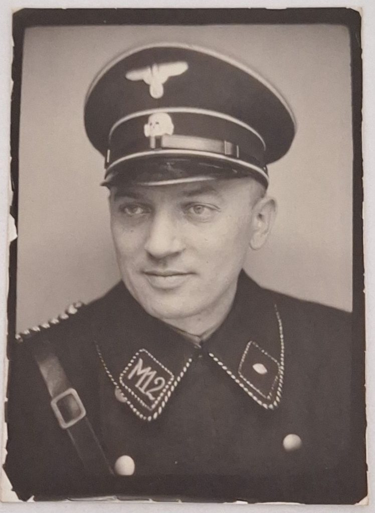 WW2 RARE Pass Photo Algemeine SS Unterscharführer Standarte M12