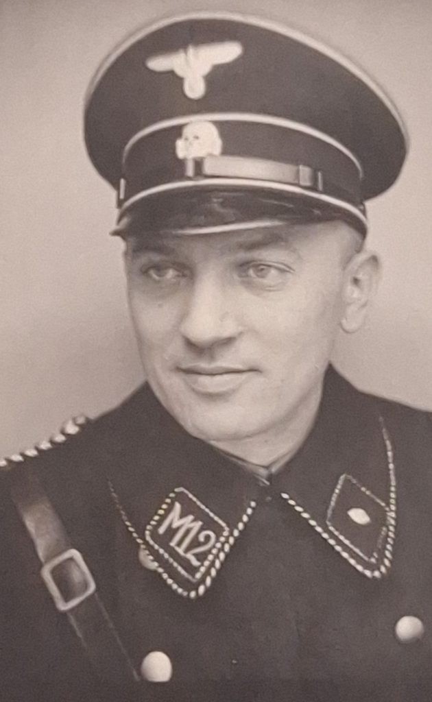 WW2 RARE Pass Photo Algemeine SS Unterscharführer Standarte M12