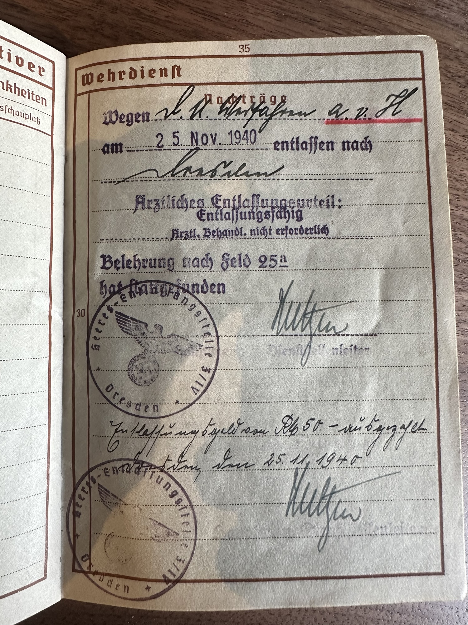 Original WW2 German Wehrpas - Herbert Kramer - Image 9