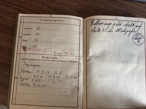 Original WW2 German Wehrpas - Herbert Kramer - Image 10