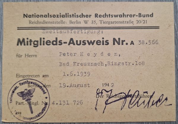 Large Lot of SA Documents and Sportsabzeichen- One Person - Image 18
