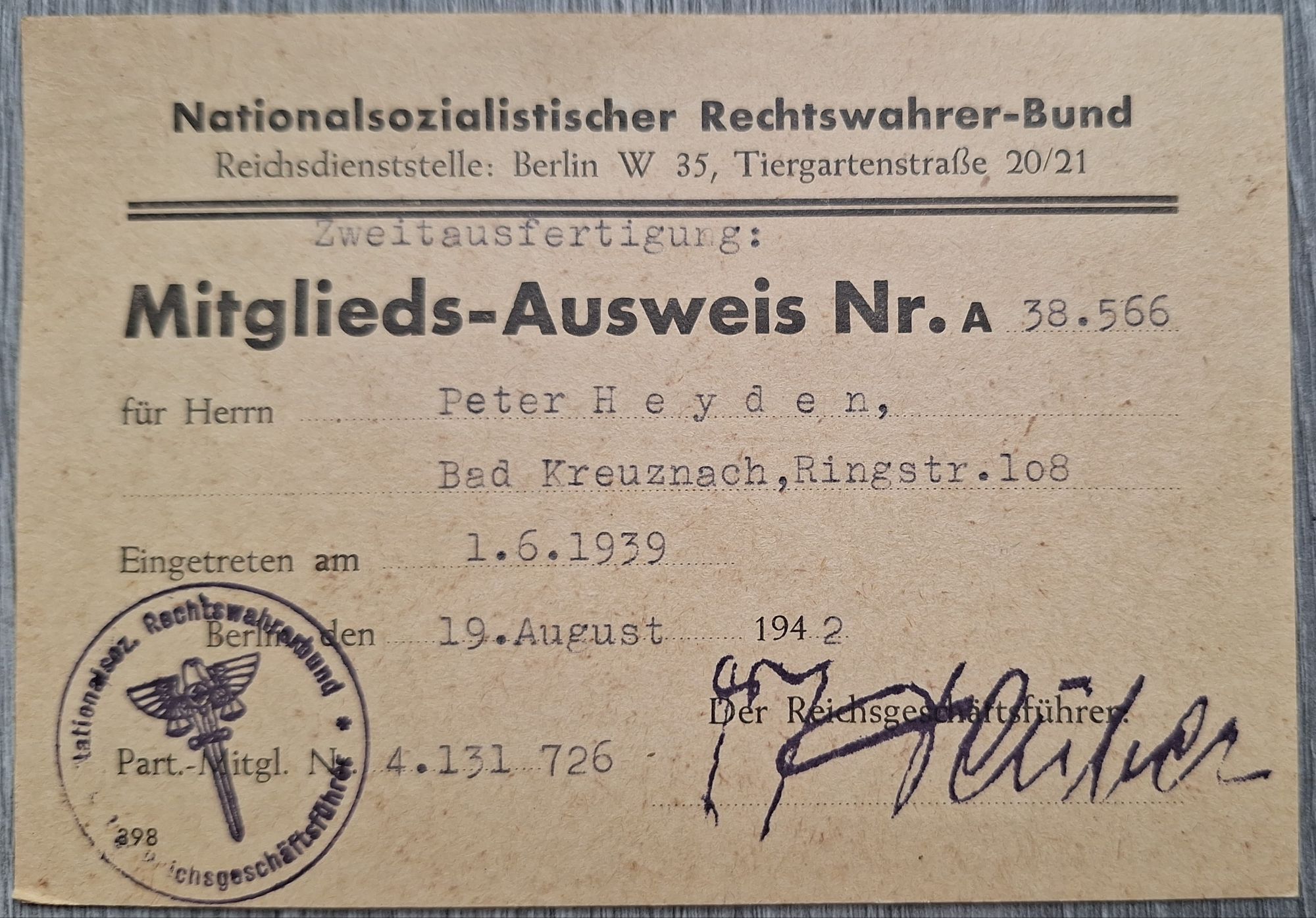 Large Lot of SA Documents and Sportsabzeichen- One Person - Image 18