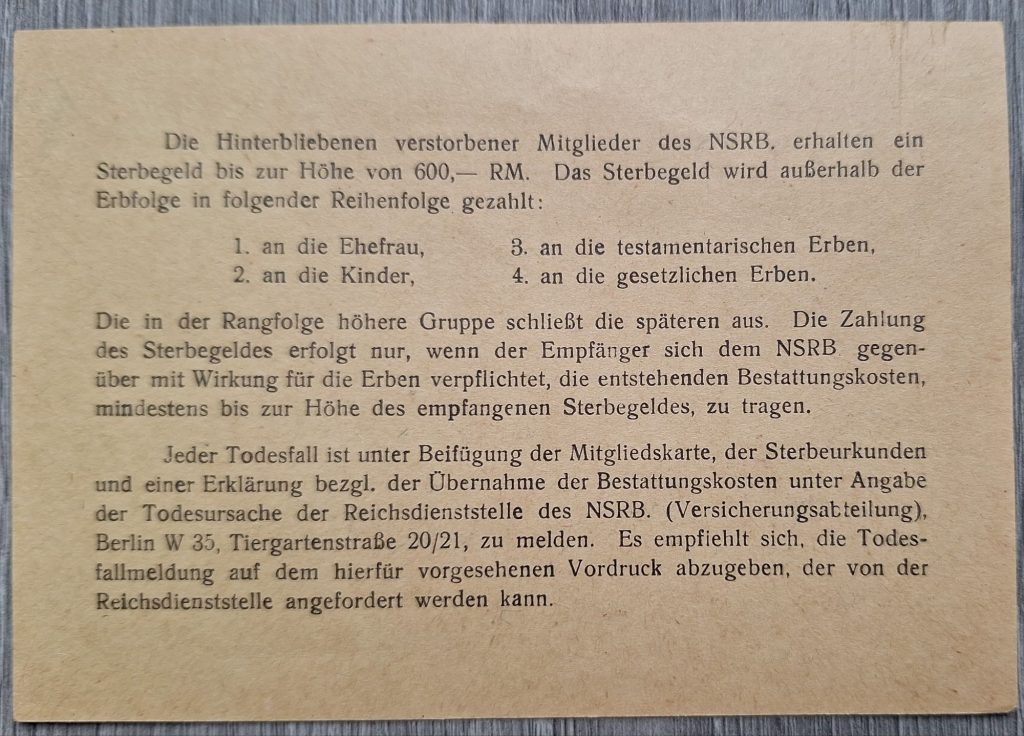 Large Lot of SA Documents and Sportsabzeichen- One Person