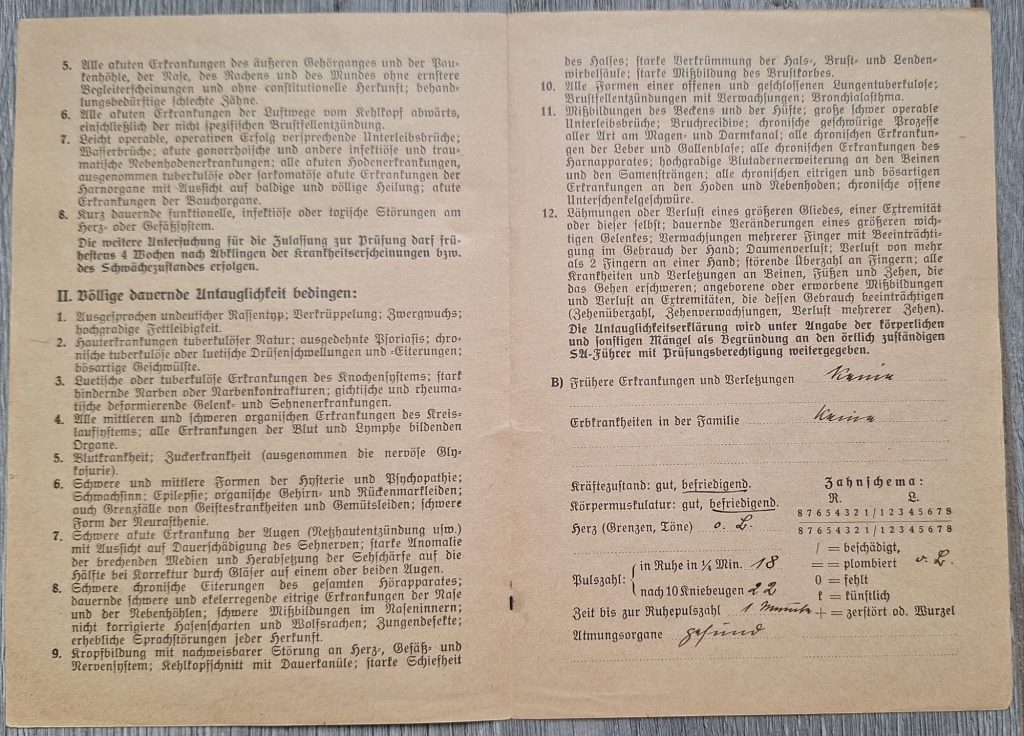 Large Lot of SA Documents and Sportsabzeichen- One Person
