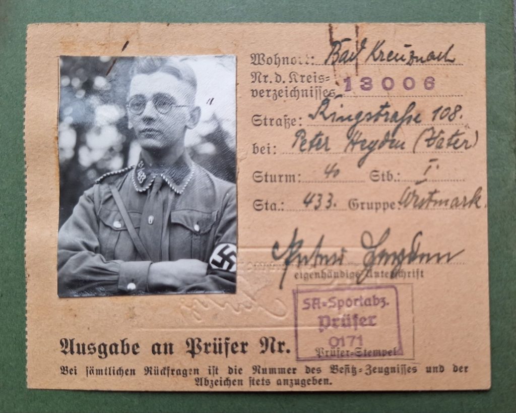 Large Lot of SA Documents and Sportsabzeichen- One Person