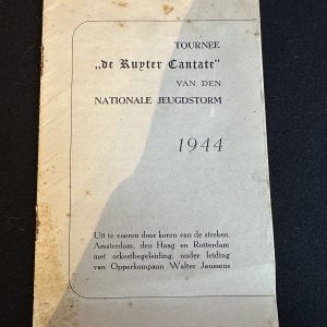Jeugdstorm Ruyter Cantate Songbook