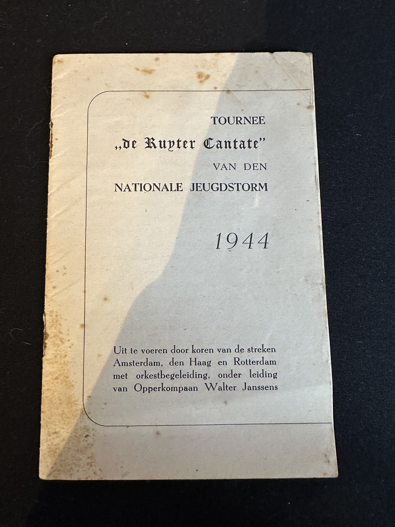Jeugdstorm Ruyter Cantate Songbook - Image 1